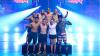 Darf sich mit anderen Athleten über den Einzug ins Halbfinale von Ninja Warrior Germany freuen: Der Bad Neustädter Handballer Gary Hines (vordere Reihe, Erster von rechts). 