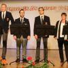 Das junge Ensemble "Vierpluseins" glänzte beim Jubiläum des Gesangverein Liederkranz.
