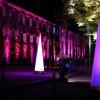 In der Bronnbacher Klosternacht erstrahlt das Kloster durch Lichtinstallationen in vielen Farben.