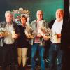 Roland Andre (Geschäftsführer, von links), Bertold Kraus, Sabine Bauer, Josef Eckert, Karl-Heinz Schenk und Thomas Kunde (Betriebsrat) bei der Verabschiedung.