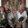 Die gewähltenKirchenvorstände (von links): Siegfried Voltz, Ulrike Stibbe, Michaela Regnet, Annemarie Rügamer,  Sibylle Achtmann und Erich Geiling.