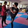 Sehr sportlich geprägt war der erste Aktionstag der BDS-Azubi-Akademie im Lohrer Fitness- und Boxcamp.