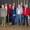 Zum VdK-Ehrungsbild fanden sich zusammen: (von links) Winfried Huppmann (Kreisvorsitzender des VdK), Renate Walz, Georg Weiß (zweiter Vorsitzender des VdK Schweinfurt Süd), Marianne Prowald, Diakon Walter Ziegler, Kathi Petersen, Erika Eberhorn (Schriftführerin), Werner Seidel, Ernst Schlegelmilch (geehrt für 40 Jahre), Wolfgang Friedrich (geehrt für 30 Jahre), Ambrosius Schmitt (geehrt für 25 Jahre), Carola Neumaier, Else Drescher (geehrt für 25 Jahre) und Oberbürgermeister Sebastian Remelé