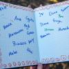 Alle Namen der Kinder stehen im Tagebuch. Alle Namen der Kinder stehen im Tagebuch.