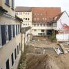 Das Kulturforum entsteht bis 2023 am Martin-Luther-Platz und verbindet das Alte Gymnasium, das Stadtschreiberhaus (links) und die Alte Reichsvogtei (Mitte). Das Kulturforum entsteht bis 2023 am Martin-Luther-Platz und verbindet das Alte Gymnasium, das Stadtschreiberhaus (links) und die Alte Reichsvogtei (Mitte).