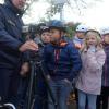 Die Polizei war mit einer Laserpistole vor Ort. Die Polizei war mit einer Laserpistole vor Ort.