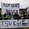 Engagierte Anhänger: (von links) Finn Schmitt, Yannick Schmitt, Louis Müller, Jan Völker, Elia Breitenbach, Jaron Schmitt, Marcel Rüsch und Linus Gold.