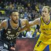 Im Achtelfinale des Pokal-Wettbewerbs hielten die Baskets (im Bild Brekkott Chapman) im September die Partie gegen Berlin (im Bild Luke Sikma) bis in den Schlussabschnitt offen. Im Achtelfinale des Pokal-Wettbewerbs hielten die Baskets (im Bild Brekkott Chapman) im September die Partie gegen Berlin (im Bild Luke Sikma) bis in den Schlussabschnitt offen.