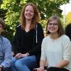 Die neu gewählte Diözesanleitung mit (von links) Andreas Kees, Lisa Deeg, Miriam Großmann und Judith Wünn.