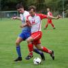 Erzielte beide Treffer bei Bütthards 2:0-Erfolg gegen Dettelbach: Lorenz Brell (links), auf unserem Archivbild im Zweikampf mit Johannes Haaf vom SV Sonderhofen.