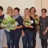 Bei der Generalversammlung des Frauenbundes gab es Ehrungen für langjährige Mitgliedschaft. (Von links) Vorsitzende Christine Gütling, Alexandra Beutel, Susanne Eisenmann, Irene Dietz, Monika Schneider, die Vorsitzenden Karin Manger und Daniela Götz sowie Bürgermeister Ansgar Zimmer.