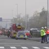 Großbrand im SKF Werk 3. Der Brand brach gegen 13.30 Uhr aus, kurz vor Schichtwechsel. Möglicherweise war ein Trafo oder eine mit Öl gefüllte Lüftung in Brand geraten.