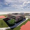 So soll sie einmal aussehen: Blick auf die neue Bad Königshöfer Grundschule.