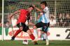 Stellt die gegnerischen Angreifer meist vor Probleme: Der erfahrene Turner-Defensivmann Ercan Öztürk (links), hier im Duell mit Stefan Lex vom TSV 1860 München.