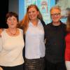 Drei Buchhändler und ein Gast (v.l.): Elisabeth Stein-Salomon, Berit Larsen, Stefan Gessner und Uschi Rosenberger.