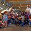 Kindergesang ertönt im Rewe Markt in Bergtheim