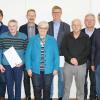 Sie zogen bei der ökologischen Flurbereinigung an einem Strang  (von links): Werner Bernhard (BBV), Andreas Kaiser (ALE), Johann Hoffmann (BBV), Johannes Krüger (ALE), Bürgermeisterin Helga Fleischer, Manfred Deppert und Ernst Bohlig (beide BUND), Jürgen Kiefer (Untere Naturschutzbehörde), Altbürgermeister Walter Korn und Norbert Schneider (Wasserwirtschaftsamt).