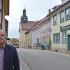 Seit einem dreiviertel Jahr im Amt: Römhilds Bürgermeister Heiko Bartholomäus war ein Teenager, als die Mauer fiel. „Damals war hier alles grau“, erinnert er sich. Heute findet man viele schön hergerichtete Häuser im Zentrum der thüringischen Kleinstadt.