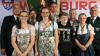 Bei der Ehrungsgala in Leinach wurden auch die neuen Würdenträger des Schützengaus Würzburg proklamiert. (von links) Gauschützenmeister Axel Höfler, 2. Gau-Ritter Verena Putz, Gau-Jugendkönig Hannah May, Gau-König Marcel Lehrmann,  1. Gau-Jugend-Ritter Anton Wiesmann, Martin Eisenbacher,  1. Gau-Ritter Kornelia Albert und stellvertretender Gauschützenmeister Klaus Schöll.