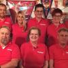 Die neu gewählte Führungsmannschaft des Bayern-Fanclubs `81 Karbach mit (hinten von links) Uwe Werrlein, Marion Fertig, Max Elstner, Sabine Neder und Matthias Behr; vorne von links: Roland Baunach, Betty Behr und Vorsitzender Michael Walter.