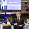 Thierry Breton, der designierte EU-Kommissar für den Binnenmarkt, bei seiner Anhörung im Europäischen Parlament.
