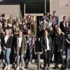 Die Klassen 9a und 9b des Franken-Landschulheims Schloss Gaibach beschäftigten sich bei der Informationsveranstaltung „Lernort Staatsregierung“ mit Fragen rund um die Landespolitik.