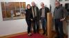 Galeristin Angelika Müllner-Pianka, Laudator Egon A.Stumpf und die beiden Künstler Gerhard Nerowski und Werner Tögel bei der Vernissage.