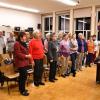 Auch wenn der Nachwuchs fehlt, der Chor des Gesang- und Orchestervereins Dettelbach unter der Leitung von Frank Sodemann ist mit viel Engagement und Freude bei den Proben dabei.