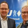 Michael Hombach (links) ist der Bürgermeisterkandidat der CSU Karlstadt. Rechts Eugen Köhler, der Vorsitzende des Stadtverbands Karlstadt.