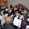 Zum Jubiläum führte der Kirchenchor unter der Leitung von Michael Meuser zusammen mit einem Bläserquartett Hans Leo Haßlers „Missa octo vocum“ auf.
