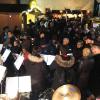 Mit adventlichen Klängen, hier von den "Blechquälern" des Musikvereins, wurden die Gäste beim siebten Adventsmarkt in Rieneck unterhalten.