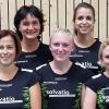 Die Versbacher Tischtennis-Frauen: (hinten von links nach rechts) Alexandra Heer, Stefanie Witt. Vorne von links: Katja Bussmann, Sandra Bindhammer und Kerstin Hemrich. Es fehlt: Daniela Baumann.