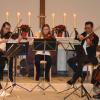Musik der Klassik und Barockzeit spielte das Streichquintett: (von links) Evelyn Feser, Luise Orlamünder, Katelyn Nuttall, Jose Antonio Zambrano Rivas und Josefine Schonunger beim Konzert in der evangelischen Kirche.