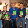 Über Historisches und Zeitgenössisches haben die sechs Autoren im 30. Arnsteiner Heimatkundejahrbuch geschrieben. Unser Bild zeigt (von links): Layouter Josef Grodel, Josef Oberst, Roland Bappert, Willi Albert, Klaus Göbel, Elmar Heil und Günther Liepert.