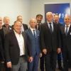 Die neu gewählte Bezirksvorstandschaft im AK Pol Unterfranken mit (von links) Holger Zimmermann, Harald Dütsch, Alfons Hausmann, Ralf Peter, Michale Will, Andreas Laacke, Matthias Weber, Thomas Brandl, Christopher Koch, Christian Schulz und Florian Aut.