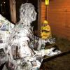 An einer Engeldarstellung konnte man die Gestaltung der Figuren im zweiten Schritt, mit Zeitungspapier, erkennen. An einer Engeldarstellung konnte man die Gestaltung der Figuren im zweiten Schritt, mit Zeitungspapier, erkennen.
