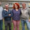 Sie haben den preisgekrönten Artikel geschrieben (von links): Ingolf Steffan-Dewenter, Juliano Sarmento Cabral, Ludmilla Figueiredo und Jochen Krauß.
