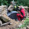 Die Baufirma Kirchner aus Sulzbach bei Hofheim hat sich auf die Sanierung von Ruinen spezialisiert, hier die Ruine Raueneck bei Ebern. Philipp Kirchner hat die Firma im Juli in der siebten Generation übernommen.