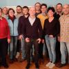 16 Kandidaten treten an, um einen Platz im Frickenhäuser Gemeinderat zu erlangen. Als Bürgermeisterkandiat wird Günther Hofmann (Vorne, Mitte) in das Rennen geschickt.