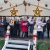 Der Sängerverein Mellrichstadt lud am Marktplatz zum Singen ein, was vom umstehenden Publikum gerne angenommen wurde.