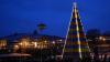Der weltgrößte Bierkasten-Christbaum kommt vor dem Regentenbau sehr gut zur Geltung.