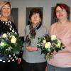 Geschäftsübergabe in Saal: Marlene Seufert (links) übergibt an Steffi Wolfschmidt (links). Das freut Christa Winter (Mitte), die vor 20 Jahren den Salon in jüngere Hände übergeben hatte.