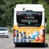 Ein Brennstoffzellen-Hybridbus der Stuttgarter Straßenbahnen AG fährt im Probebetrieb in Stuttgart. Ein Wasserstoffbus für die Anbindung der Haßfurter Stadtteile an die Innenstadt oder das Gewerbegebiet Godelstatt würde zwar eine Nummer kleiner ausfallen, aber der Kreisstadt als "Smart Green City", die selbst über ihre Power-to-Gas-Anlage Wasserstoff herstellt, gut zu Gesicht stehen.