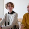 Die aus Lohr stammenden Künstlerinnen Nadja Frank (links) und Bettina Seitz sind die nächsten Gäste in der Reihe "Wieder mal daheim".
