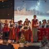 Die Musiker der Heimatkapelle Michelau mit dem Dirigenten Marc Wolf.