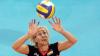 So haben sie viele in Erinnerung: Tanja Hart im Einsatz für die deutsche Volleyball-Nationalmannschaft bei den Olympischen Spielen 2004 in Athen.