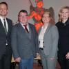 Sie hoffen auf einen guten Ausgang der Kommunalwahlen: (von links) Bürgermeister Stefan Rottmann, Landrat Florian Töpper, SPD-Kreisvorsitzender Kai Niklaus und seine Stellvertreterin Martina Braum, stellvertretende SPD-Landesvorsitzende Marietta Eder und der Schonunger SPD-Ortsvorsitzende Markus Hümpfer.