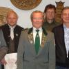 Ehrungen bei der Schützengesellschaft Gerolzhofen (von links): Manfred Roth, Holger Otto, Jürgen Ankenbrand, Dieter Strauß und Klaus Eberlein.