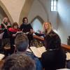 Andrea Balzer an der Orgel und die Kantorei St. Johannis gestalteten den Eröffnungsgottesdienst in der Vesperkirche musikalisch. Andrea Balzer an der Orgel und die Kantorei St. Johannis gestalteten den Eröffnungsgottesdienst in der Vesperkirche musikalisch.