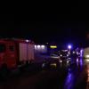 Die Ortsdurchfahrt von Oberhohenried war während der Löscharbeiten für den verkehr gesperrt. Die Ortsdurchfahrt von Oberhohenried war während der Löscharbeiten für den verkehr gesperrt.